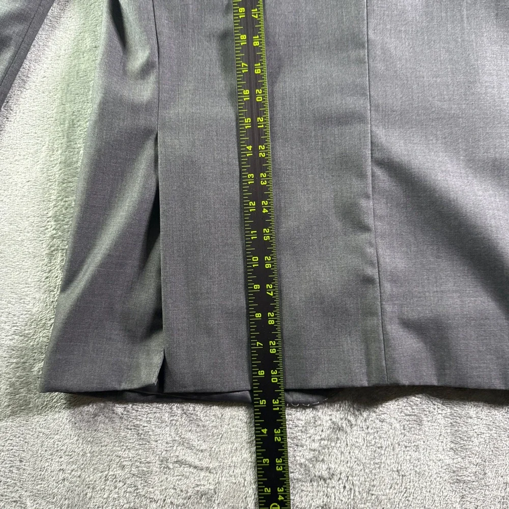Vinci Blazer 42L Gray Modern Fit Sport Coat Designed in Italy